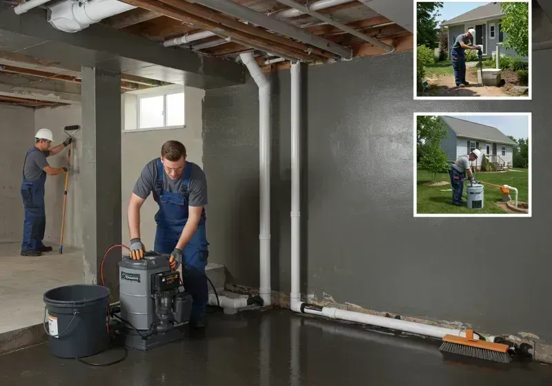 Basement Waterproofing and Flood Prevention process in Port Carbon, PA